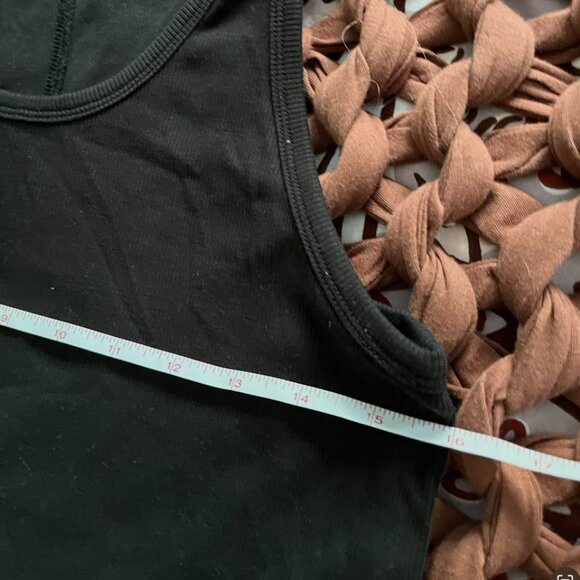 NWOT Everlane Luxe-Rib Tank Top - Black - Size XL - Picture 9 of 11